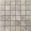 Trav Ancient Tumbled Silver 12 in. x 12 in. x 10 mm Mesh-Mounted Mosaic Floor and Wall Tile (1 sq. ft.) by EMSER TILE