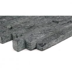 Black Mini Stacked 6 in. x 24 in. Quartzite Slate Floor and Wall Tile by EMSER TILE 10 Black Mini Stacked 6 in. x 24 in. Quartzite Slate Floor and Wall Tile by EMSER TILE -EMSER TILE store textured emser tile slate tile 1145720 c3 1000