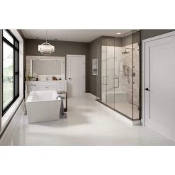 Sculpture Venato Wave 12.99 in. x 35.83 in. Glossy Marble Look Ceramic Wall Tile (12.928 sq. ft./Case) by EMSER TILE -EMSER TILE store venato wave emser tile ceramic tile 1661687 76 1000