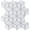 Concept White 10.24 in. x 11.81 in. Squares Semi-gloss Glass Mosaic Tile (0.84 sq. ft./Each) by EMSER TILE -EMSER TILE store white emser tile glass tile 1885373 64 1000