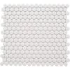 Rezone White 11.34 in. x 12.24 in. Matte Porcelain Mosaic Tile (0.964 sq. ft. /Piece) by EMSER TILE