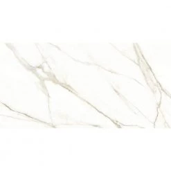 Parkview White 11.81 in. x 23.62 in. Polished Porcelain Field Tile by EMSER TILE -EMSER TILE store white emser tile porcelain tile a86parkwh1224p 1f 1000