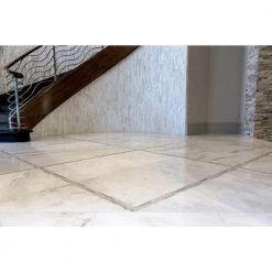 Kalta Fiore 12 in. x 24 in. Marble Floor and Wall Tile (10.02 sq. ft. / case) by EMSER TILE -EMSER TILE store white polished emser tile marble tile 1327259 c3 1000