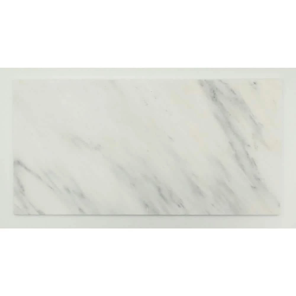 Marble Winter Frost 12.01 in. x 24.02 in. Honed Marble Look Marble Floor & Wall Tile (2.003 sq. ft./each) by EMSER TILE 7 Marble Winter Frost 12.01 in. x 24.02 in. Honed Marble Look Marble Floor & Wall Tile (2.003 sq. ft./each) by EMSER TILE - Image 5