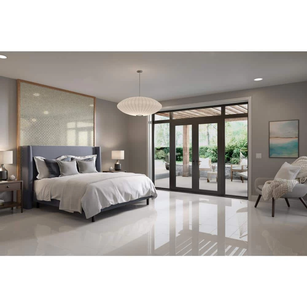 Marble Winter Frost 12.01 in. x 24.02 in. Honed Marble Look Marble Floor & Wall Tile (2.003 sq. ft./each) by EMSER TILE 4 Marble Winter Frost 12.01 in. x 24.02 in. Honed Marble Look Marble Floor & Wall Tile (2.003 sq. ft./each) by EMSER TILE - Image 2